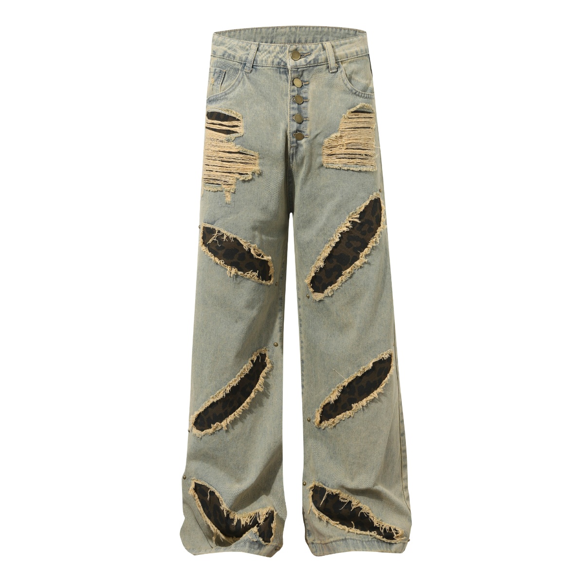 Men'S Fashion Khaki Pants - بنطلون جينز أمريكي عصري موديل 18ss