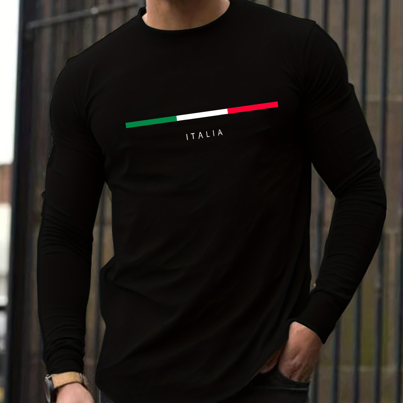 Men'S Fashion 2025 - تي شيرت رجالي من القطن الخالص