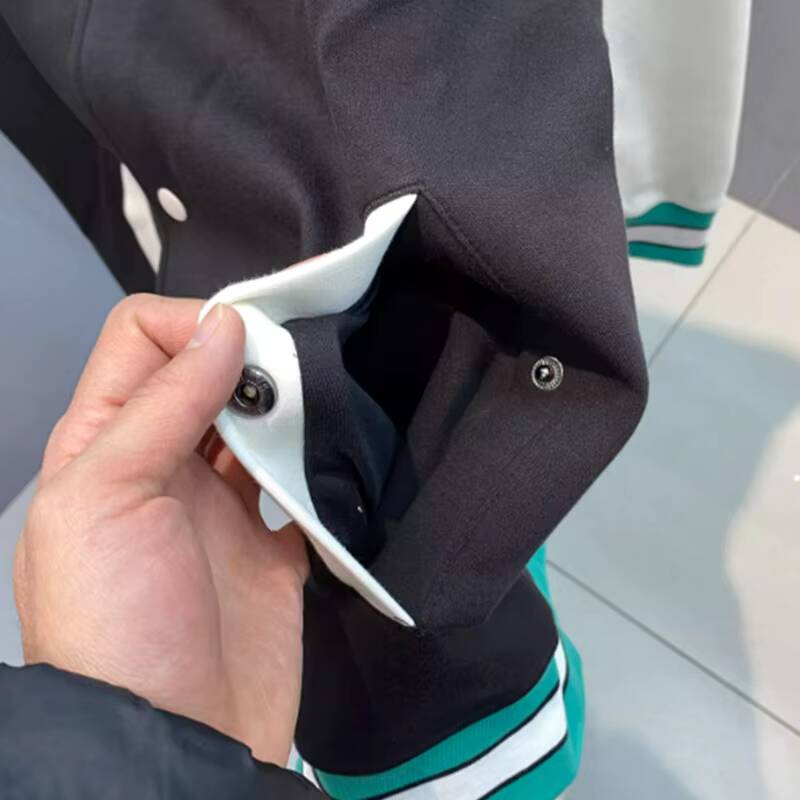 Mens Fashion Bomber Jacket - جاكيت بيسبول رجالي جديد 2026 من