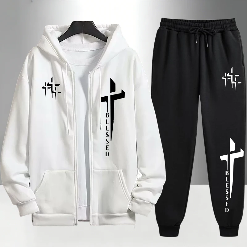 Mens Fashion Urban - طقم ملابس خارجية عصرية كاجوال للرجال،