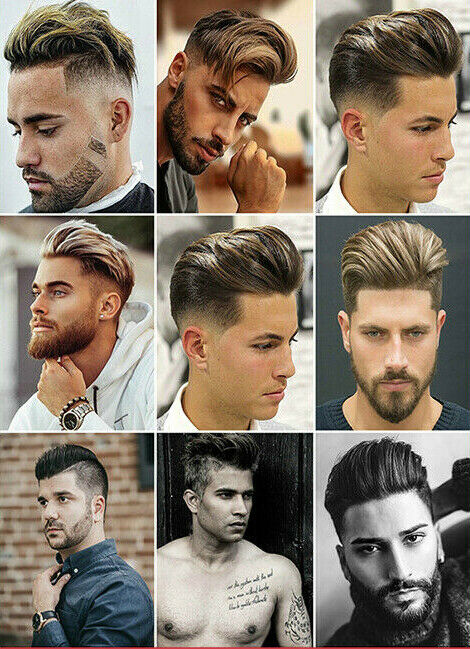 Men Fashion Hair Style - ملصق حائط لصالون تصفيف الشعر، صورة
