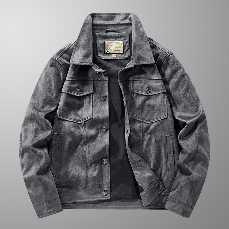 Windbreaker Men Zip - جاكيتات قطنية للرجال مبطنة ودافئة، معطف