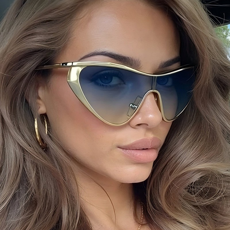Men'S Fashion Rimless Glasses - نظارات شمسية بدون إطار بتصميم Y2K