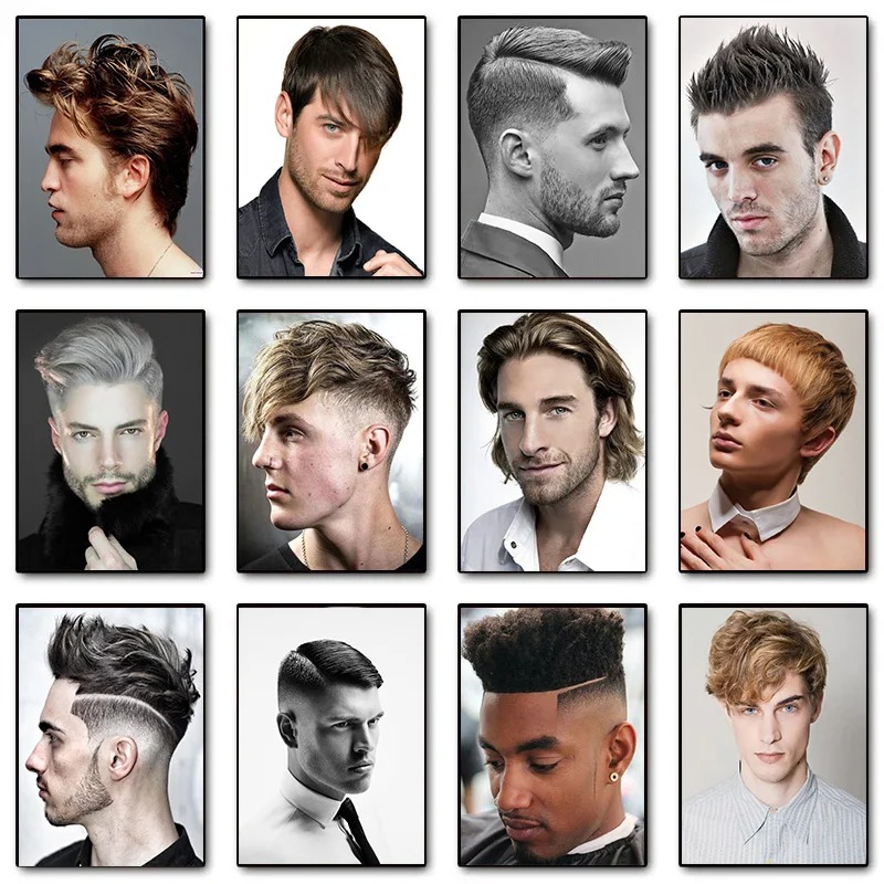 Men Fashion Hair Style - لوحة قماشية للرجال ، نموذج تصفيف
