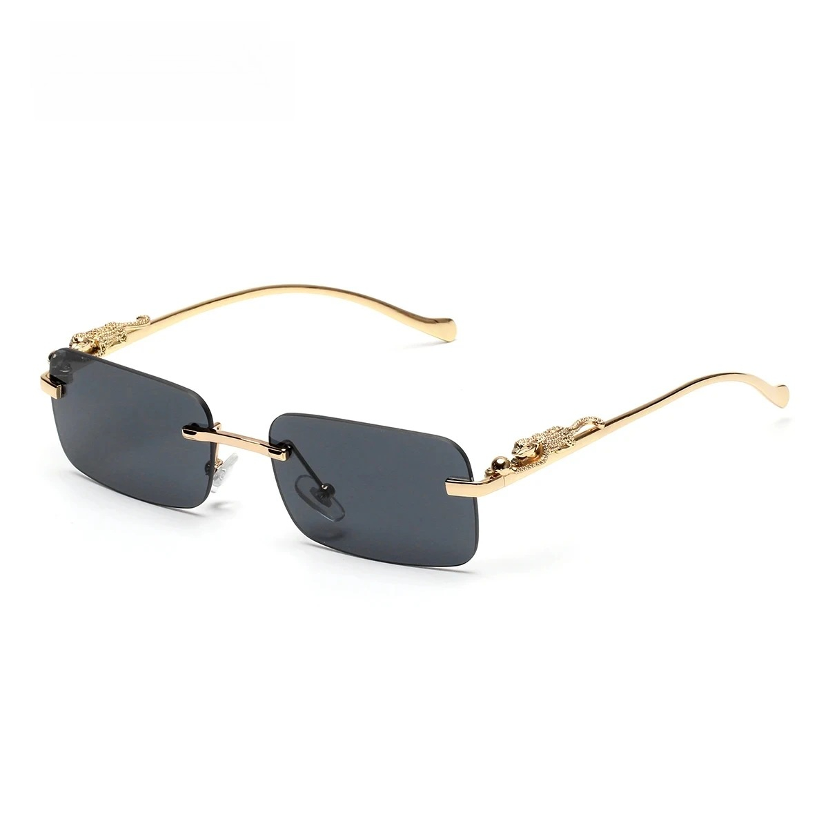 Men'S Fashion Rimless Glasses - نظارات شمسية بدون إطار UV400، نظارات