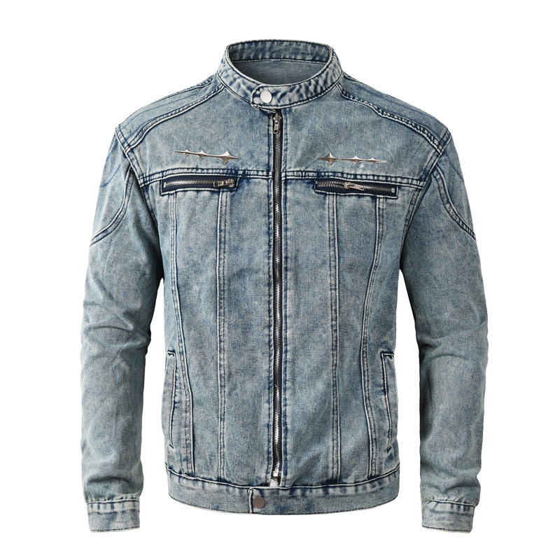 Mens Fashion Bomber Jacket - سترة رجالية مصممة على الموضة من