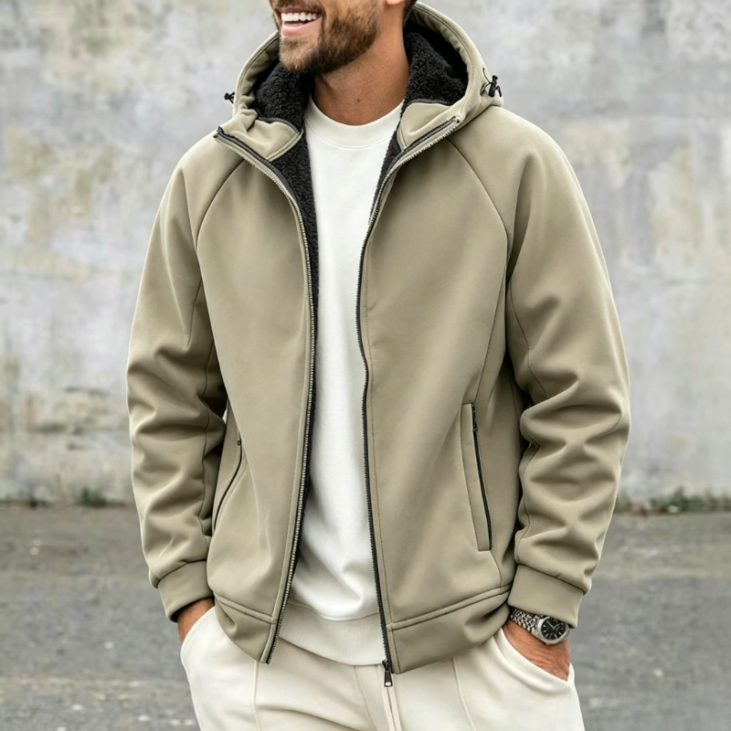 جاكيت رجالي سميك من الصوف القط - مراجعة Windbreaker Men Zip وسعره