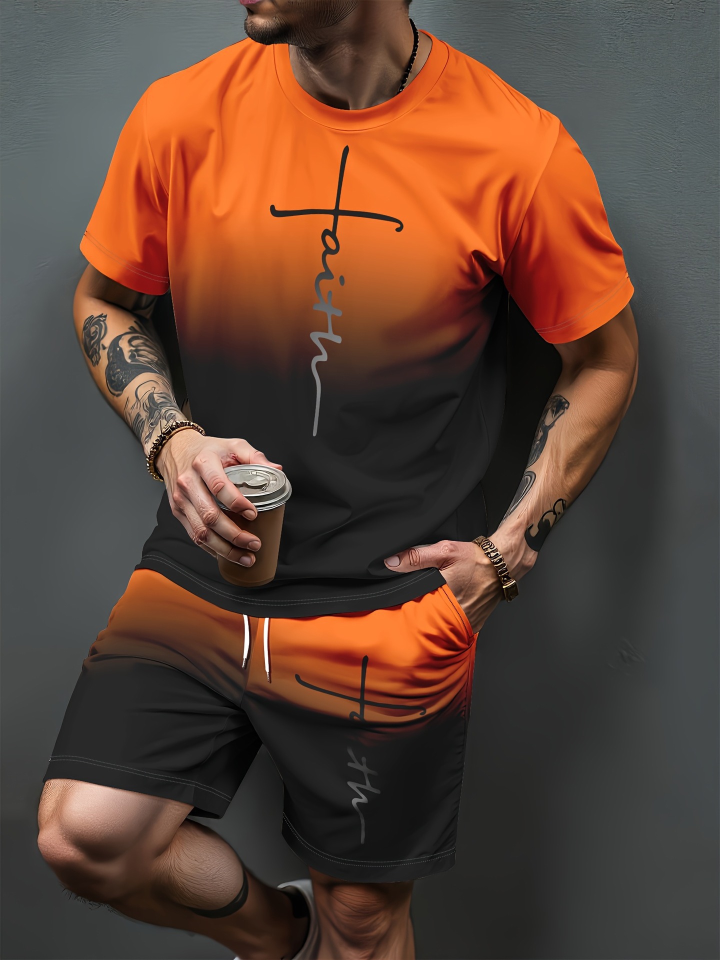 بدلة رياضية بطباعة ثلاثية الأب - مراجعة Men'S Fashion 2025 وسعره