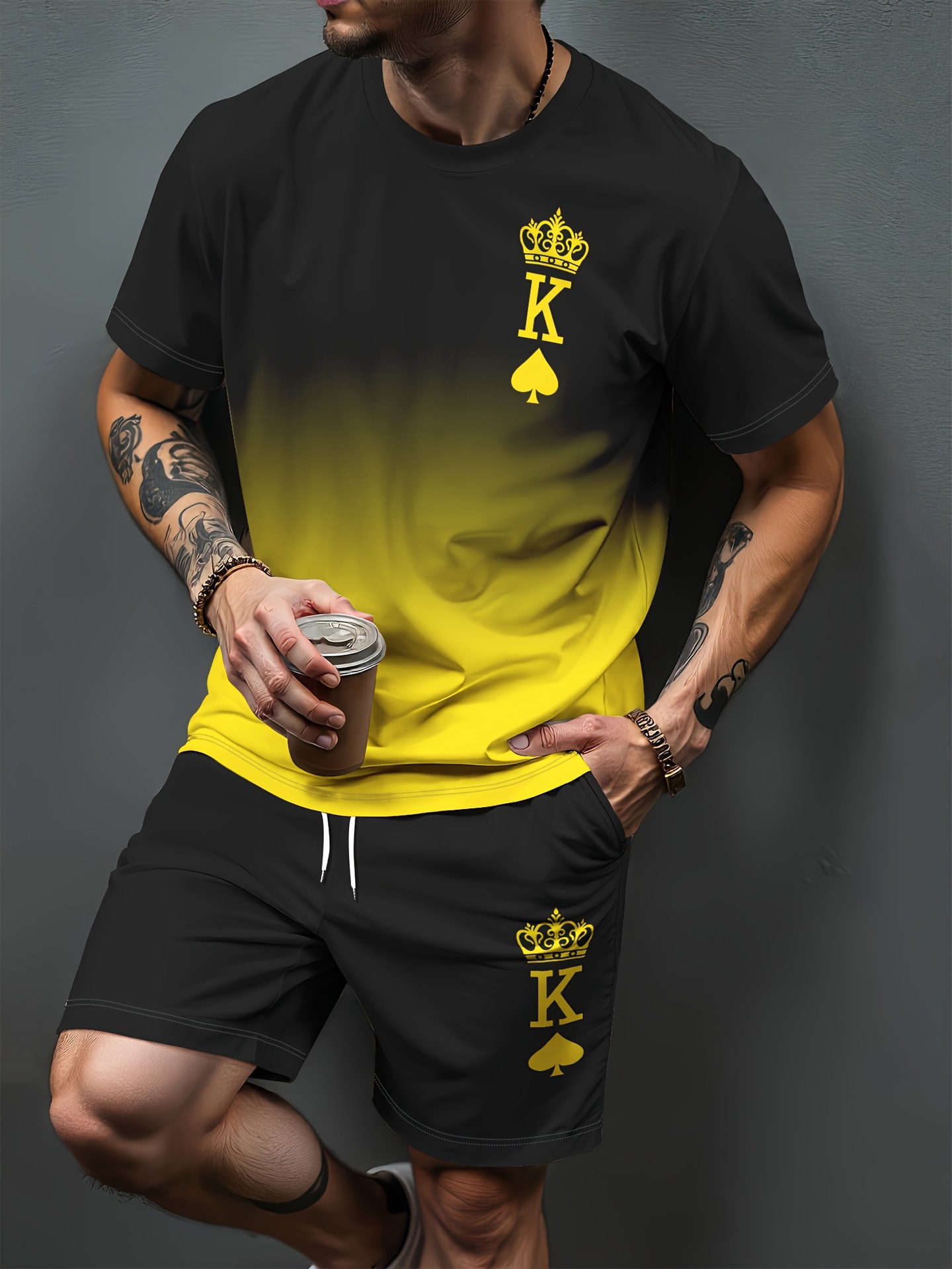 بدلة رياضية بطباعة ثلاثية الأب - مراجعة Men'S Fashion 2025 وسعره