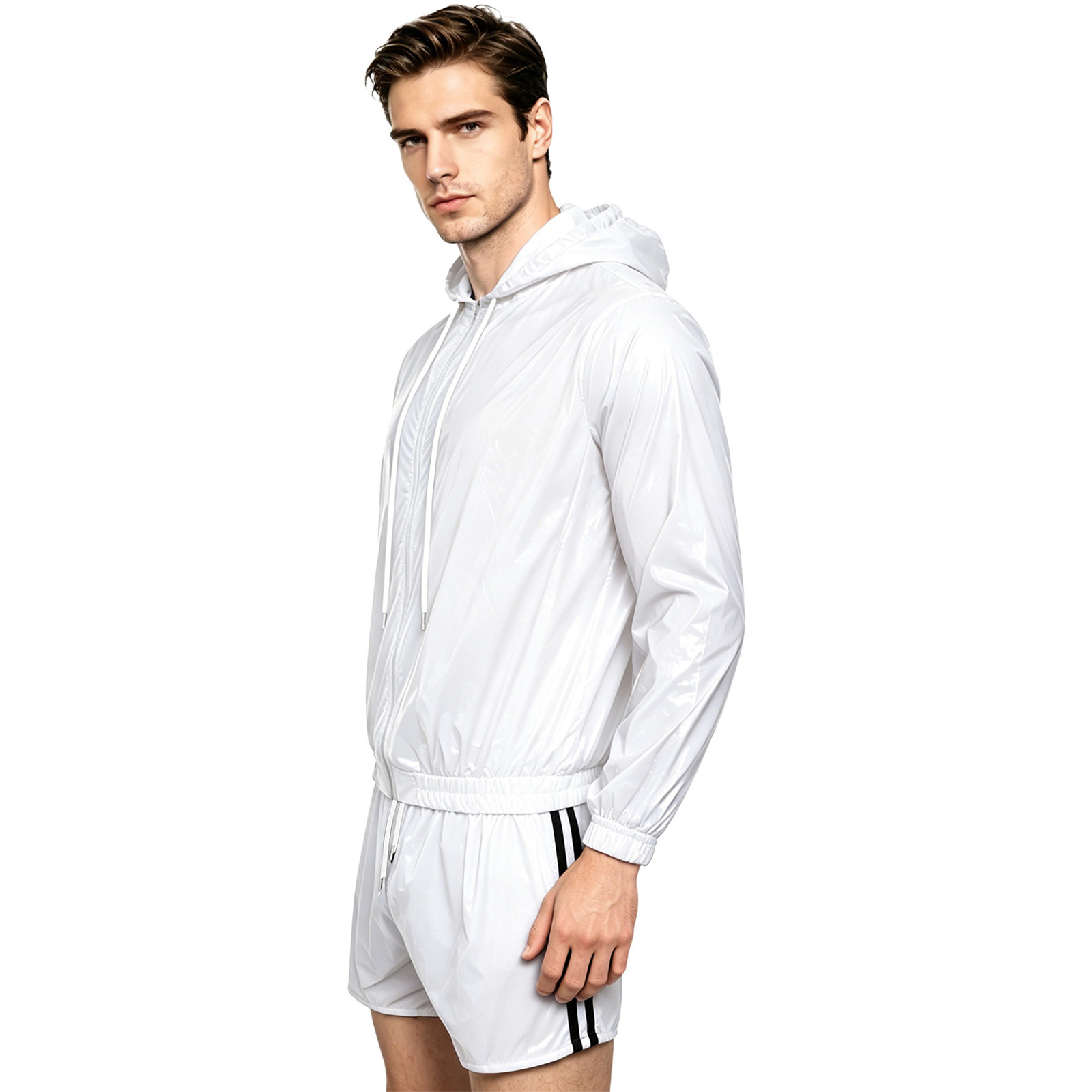 بدلة سباحة رجالية مقاومة للماء - مراجعة Windbreaker Men Zip وسعره