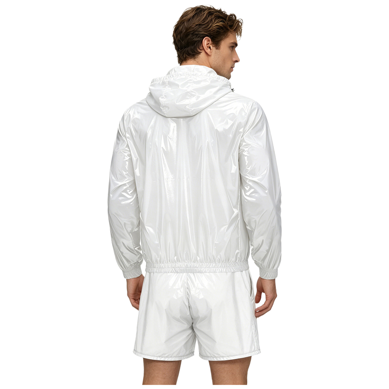 بدلة سباحة رجالية مقاومة للماء - مراجعة Windbreaker Men Zip وسعره