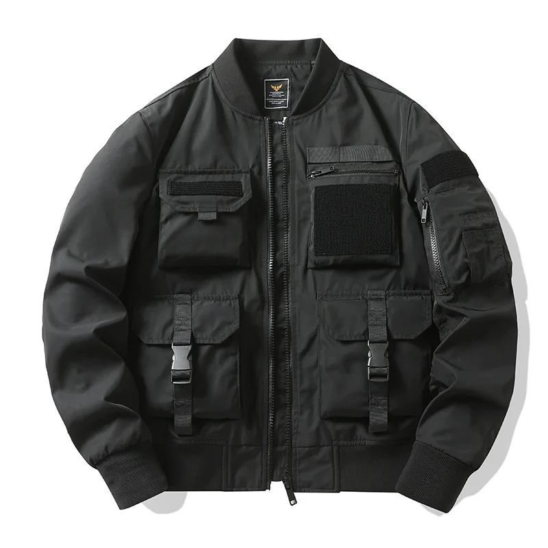 سترة رجالي عتيقة ملابس الشارع  - مراجعة Mens Fashion Bomber Jacket وسعره