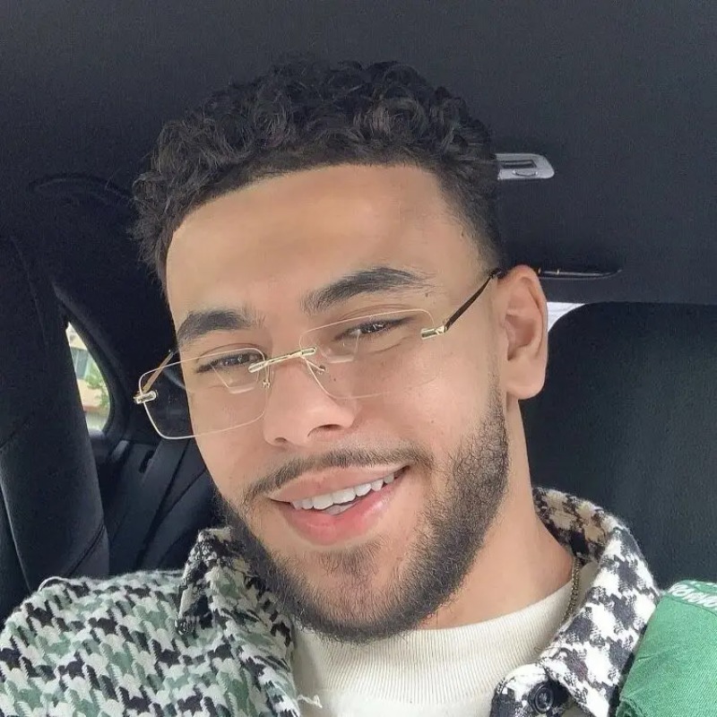 نظارات شمسية صغيرة بدون إطار ل - مراجعة Men'S Fashion Rimless Glasses وسعره
