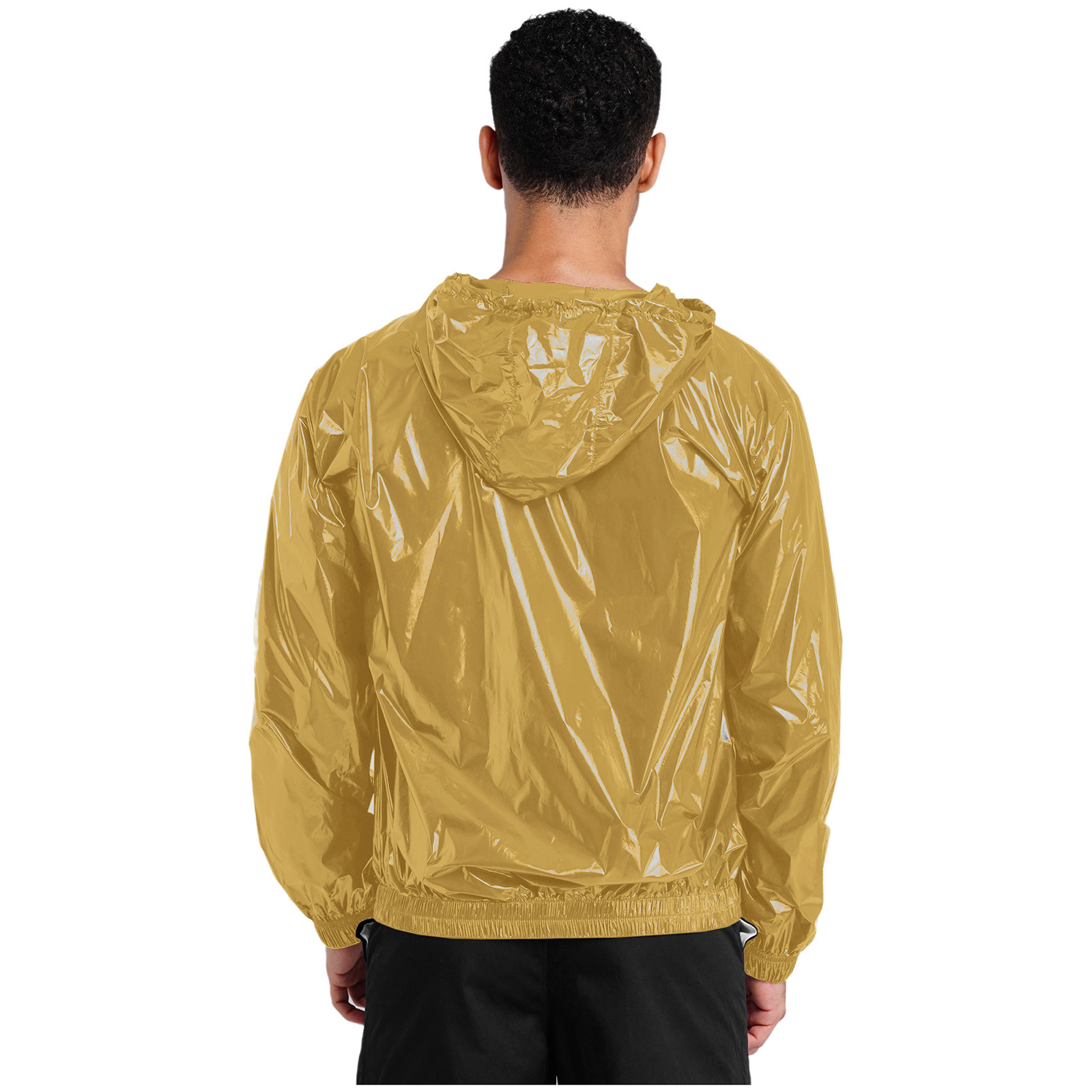 جاكيت رجالي مقاوم للماء بغطاء  - مراجعة Windbreaker Men Zip وسعره