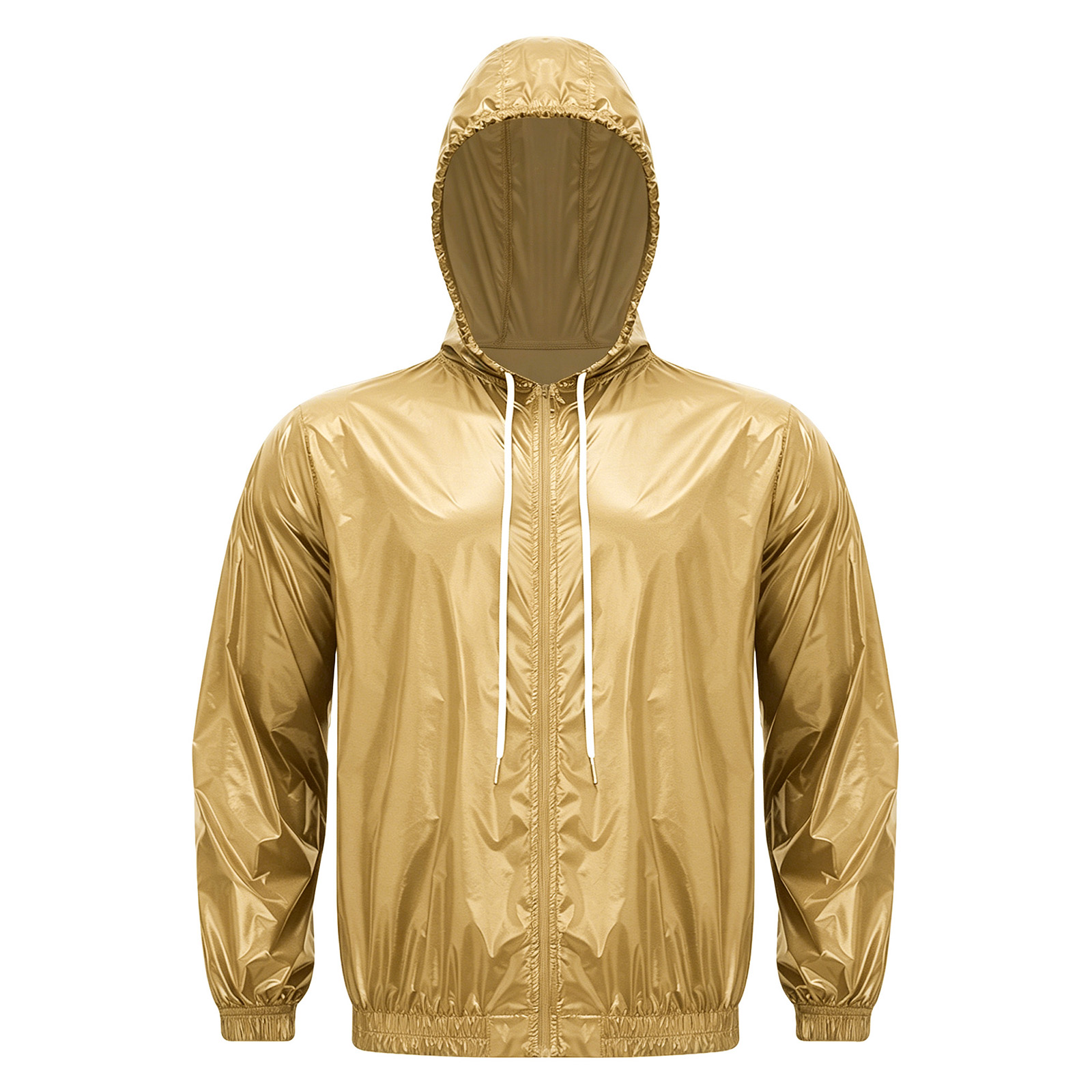 جاكيت رجالي مقاوم للماء بغطاء  - مراجعة Windbreaker Men Zip وسعره