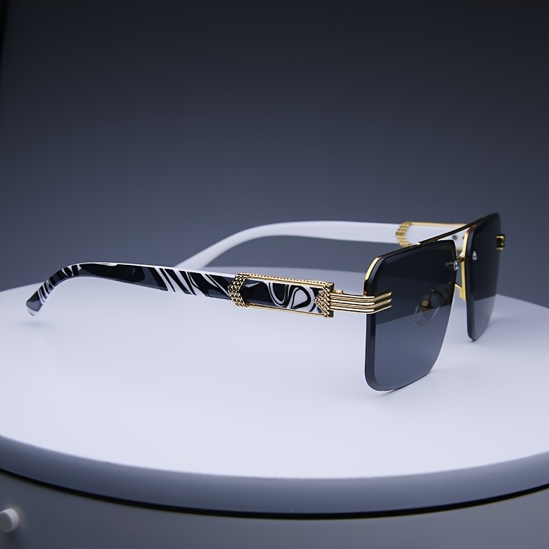 نظارات شمسية عصرية بدون إطار ل - مراجعة Men'S Fashion Rimless Glasses وسعره