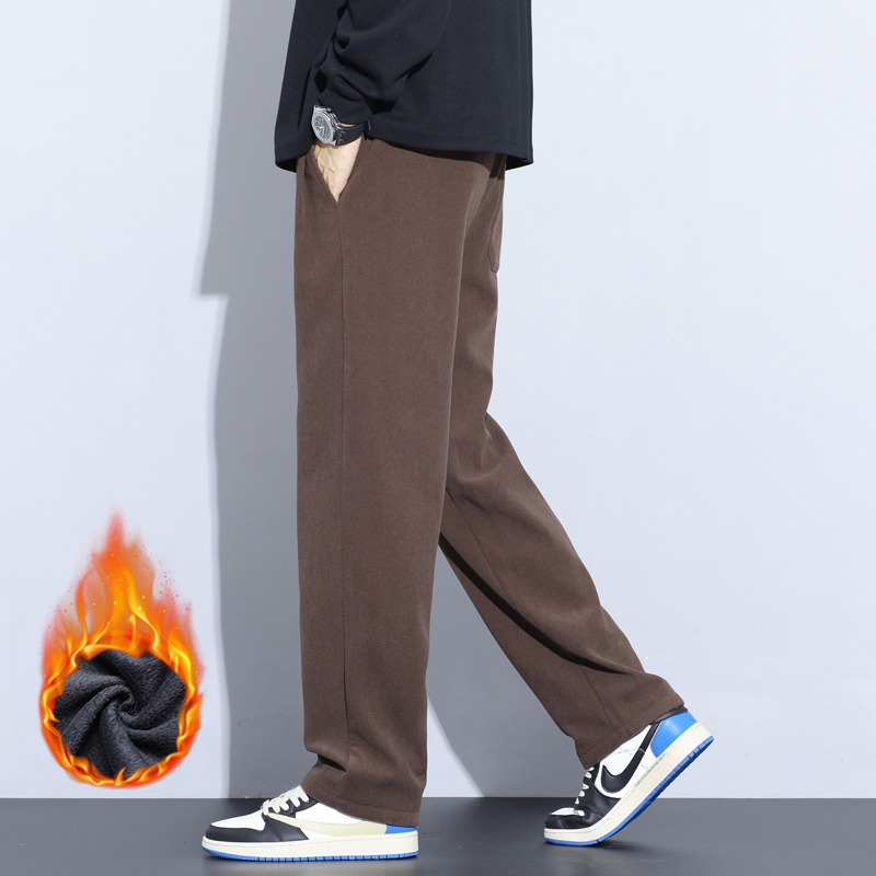القهوة الكاكي أسود رمادي فضفاض - مراجعة Men'S Fashion Khaki Pants وسعره