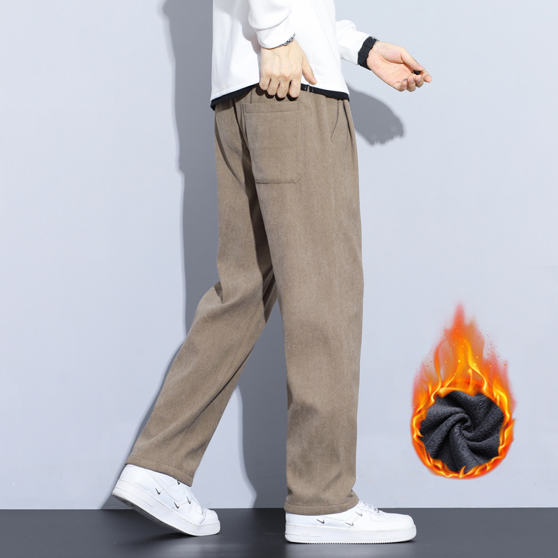 القهوة الكاكي أسود رمادي فضفاض - مراجعة Men'S Fashion Khaki Pants وسعره