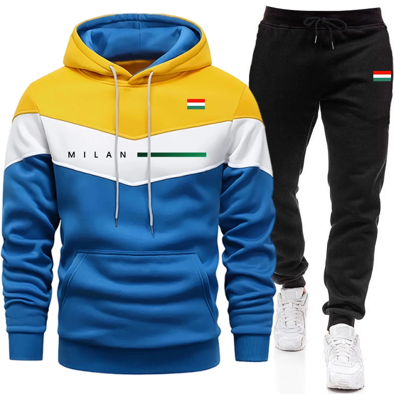 طقم هوديز رجالي على الطراز الإ - مراجعة Mens Fashion Urban وسعره