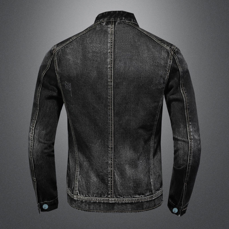 الرجال Vintage الوقوف طوق الطي - مراجعة Mens Fashion Bomber Jacket وسعره