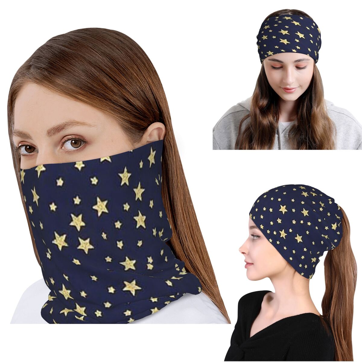 وشاح للرقبة مطبوع عليه السماء  - مراجعة Beanie Winter Hat وسعره