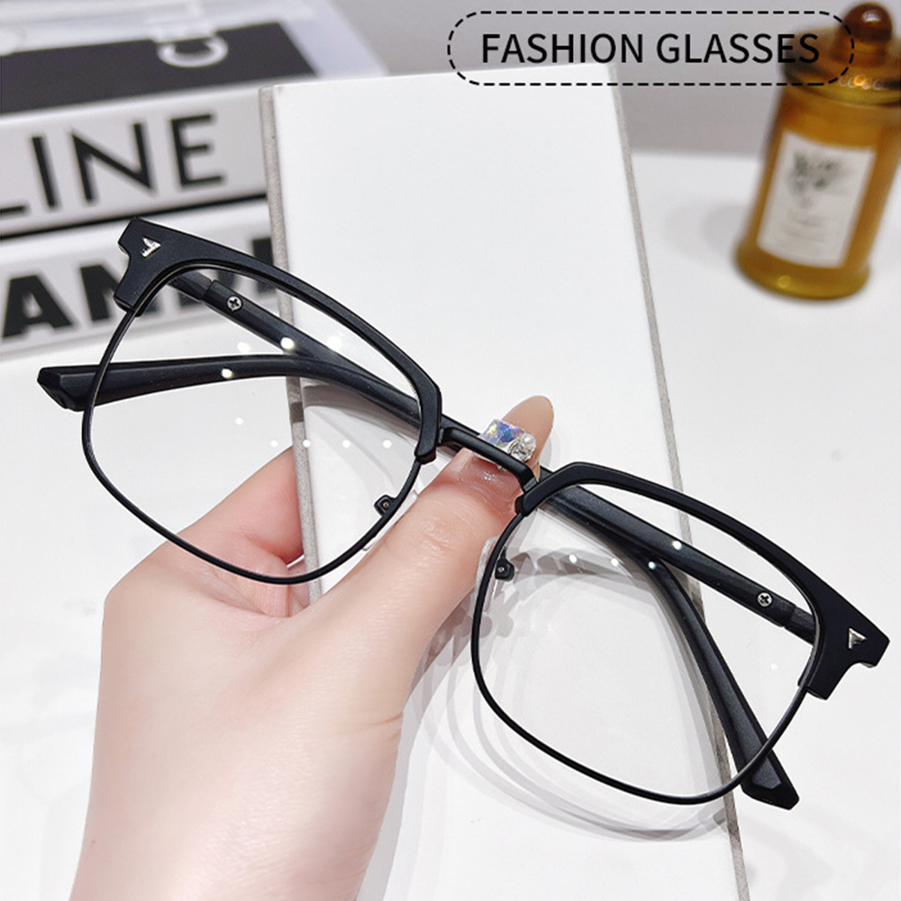 نظارات رجالية بنصف إطار لوني ، - مراجعة Mens Fashion Discord وسعره