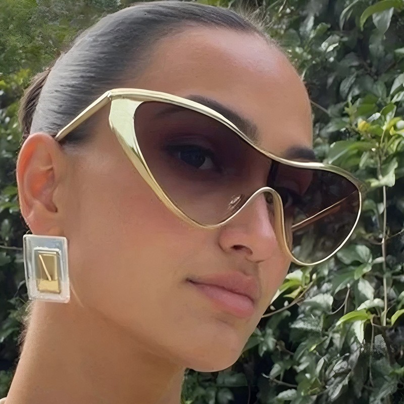 نظارات شمسية بدون إطار بتصميم  - مراجعة Men'S Fashion Rimless Glasses وسعره