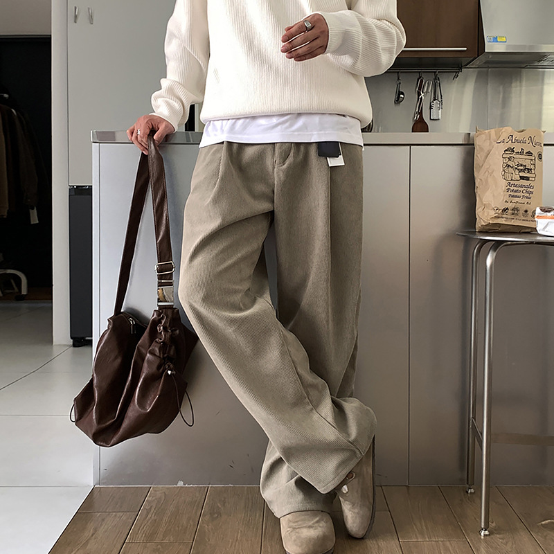 بنطلون رجالي ربيعي جديد من قما - مراجعة Men'S Fashion Khaki Pants وسعره