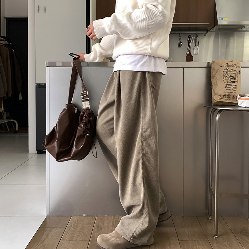 بنطلون رجالي ربيعي جديد من قما - مراجعة Men'S Fashion Khaki Pants وسعره
