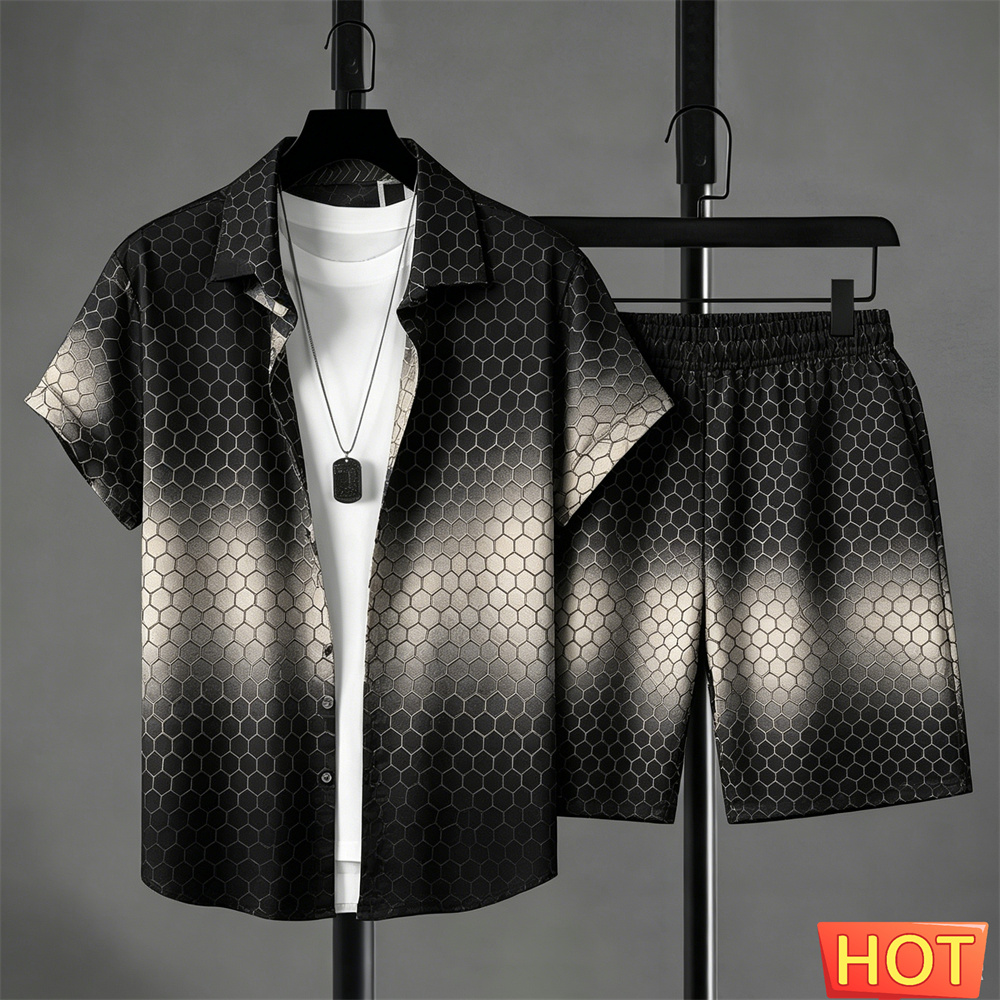 طقم قميص رجالي صيفي متدرج الأل - مراجعة Mens Fashion Ideas وسعره
