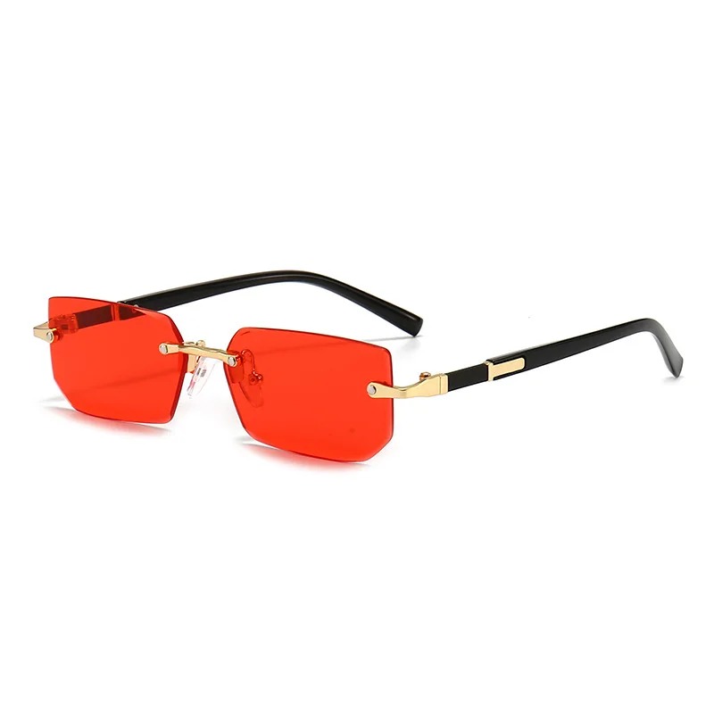 نظارات شمسية عصرية بدون إطار ل - مراجعة Men'S Fashion Rimless Glasses وسعره