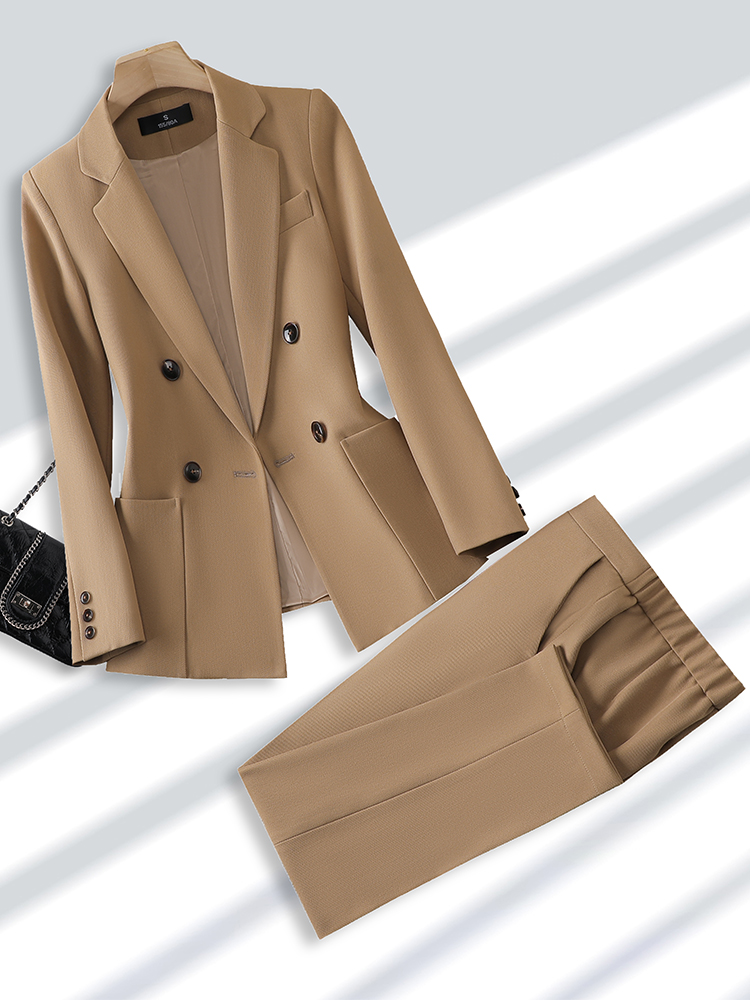 بليزر وبنطال يناسب المرأة ، بد - مراجعة Men'S Fashion Khaki Pants وسعره