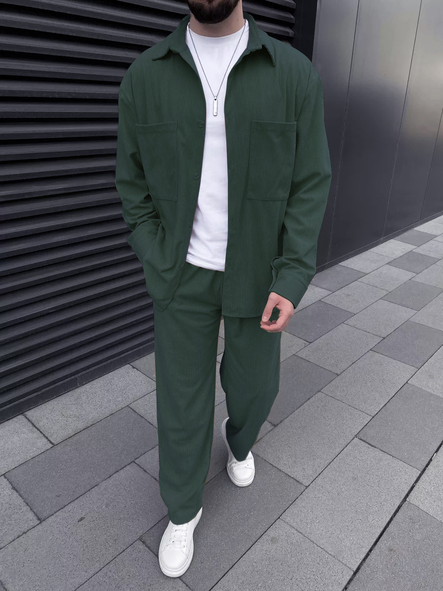 طقم رجالي من قطعتين من قماش ال - مراجعة Mens Fashion Ideas وسعره