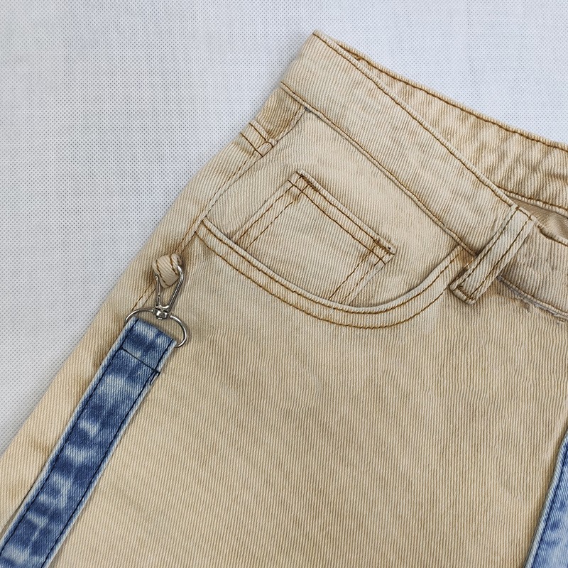 بنطلون جينز رجالي باللون الكاك - مراجعة Men'S Fashion Khaki Pants وسعره