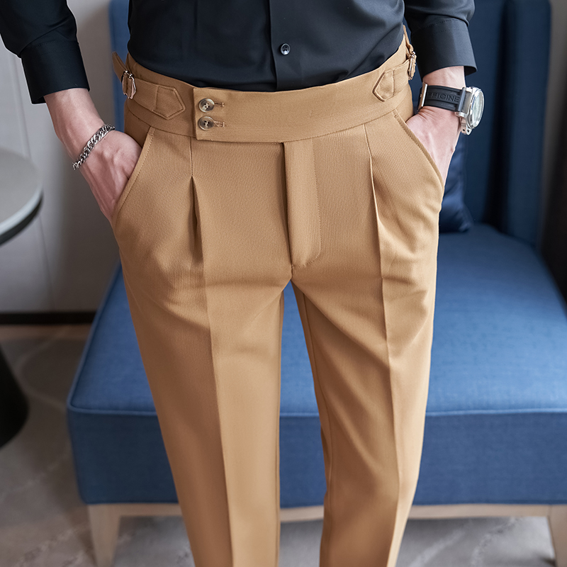 بنطلون رجالي أسود جديد لعام 20 - مراجعة Men'S Fashion Khaki Pants وسعره