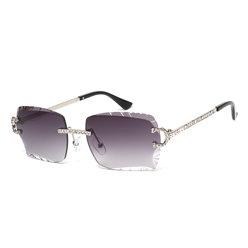 نظارات شمسية مربعة بدون إطار ب - مراجعة Men'S Fashion Rimless Glasses وسعره