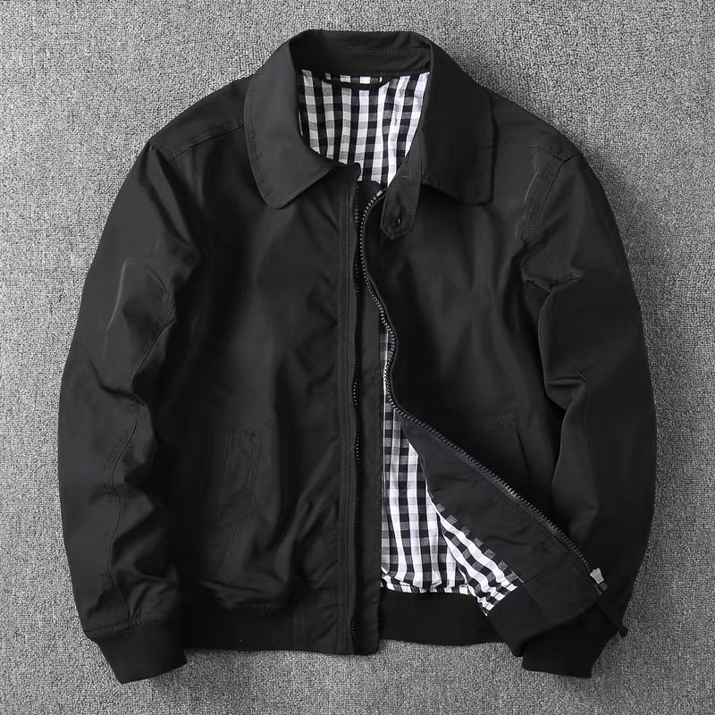 سترات رجالي كاجول موضة الربيع  - مراجعة Mens Fashion Bomber Jacket وسعره