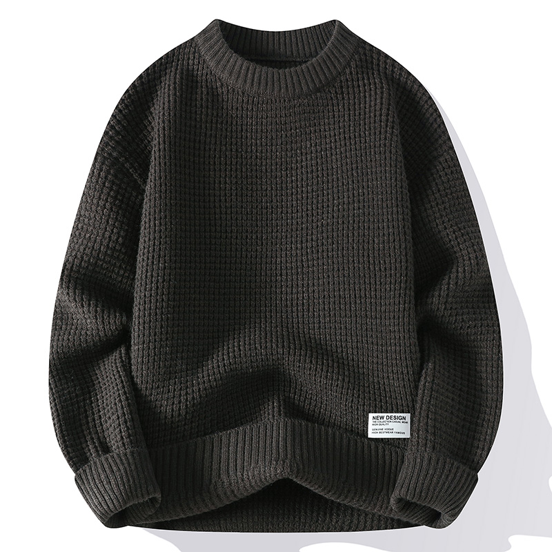 سترة رجالية دافئة للرجال ، بلو - مراجعة Knitted Cardigan Men وسعره