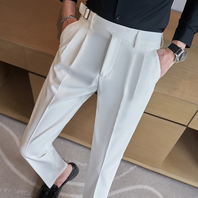 بنطلون بدلة رجالي كحلي، بنطلون - مراجعة Men'S Fashion Khaki Pants وسعره