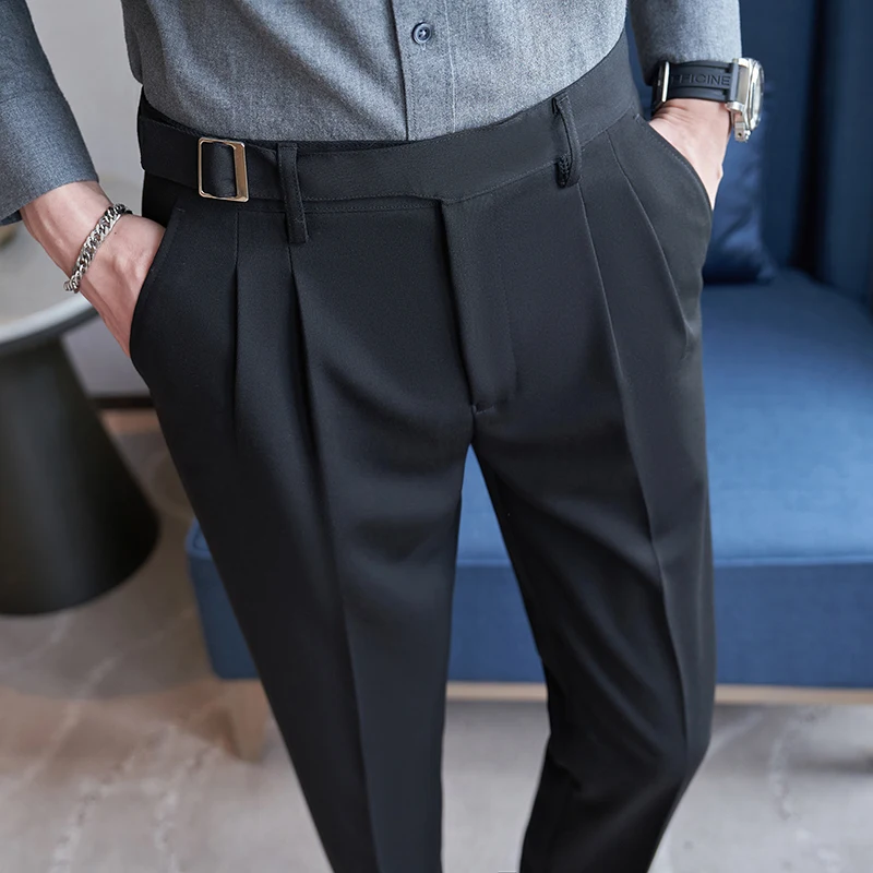 بنطلون بدلة رجالي كحلي، بنطلون - مراجعة Men'S Fashion Khaki Pants وسعره