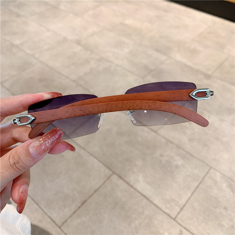 نظارات شمسية بدون إطار للرجال  - مراجعة Men'S Fashion Rimless Glasses وسعره