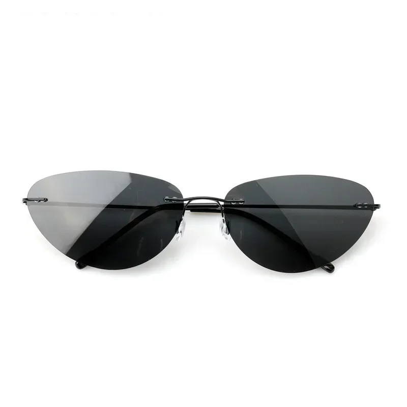 نظارات شمسية رجالية بدون إطار  - مراجعة Men'S Fashion Rimless Glasses وسعره