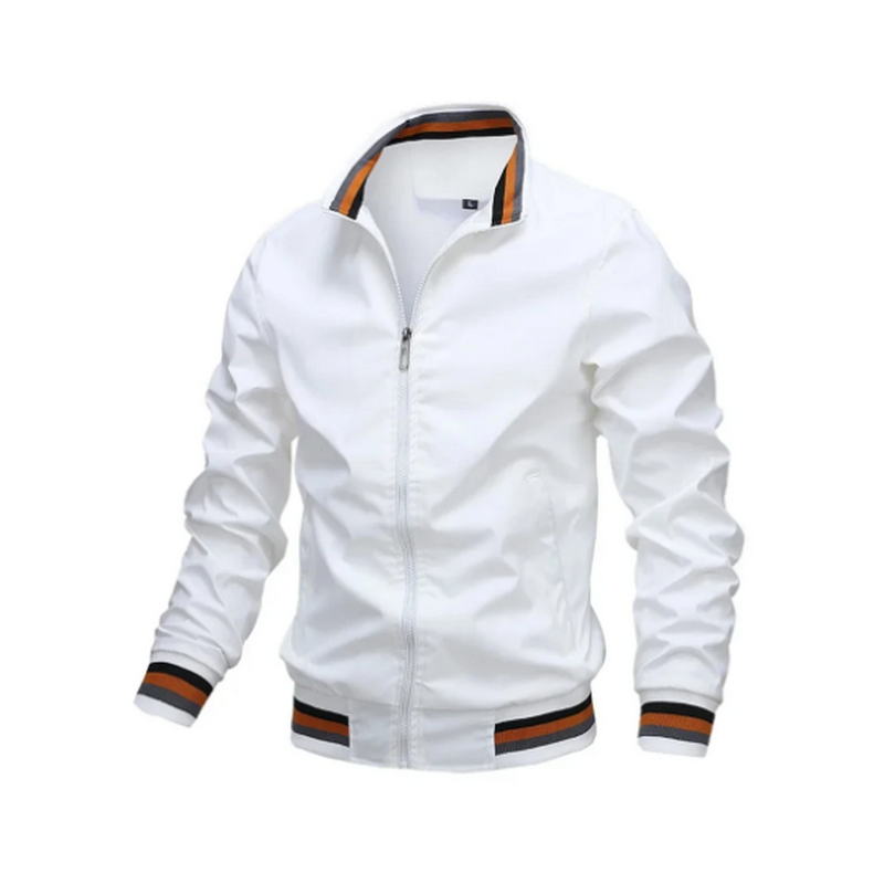 جاكيت رجالي ربيعي صيفي مقاوم ل - مراجعة Windbreaker Men Zip وسعره