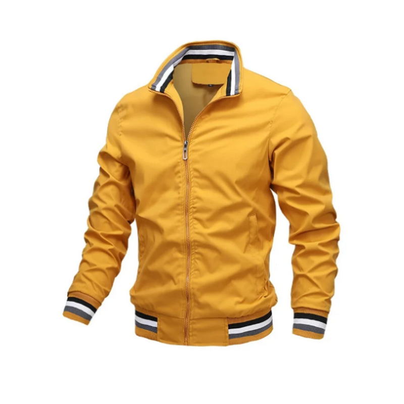 جاكيت رجالي ربيعي صيفي مقاوم ل - مراجعة Windbreaker Men Zip وسعره