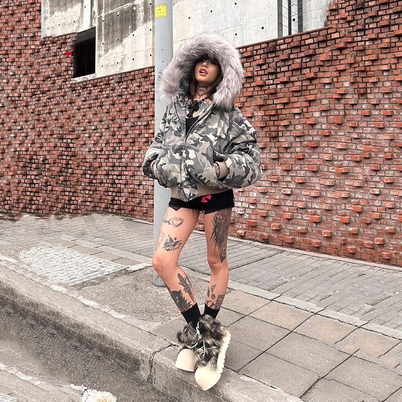 سترة رجالي مغسولة مموهة بأكمام - مراجعة Mens Fashion Bomber Jacket وسعره