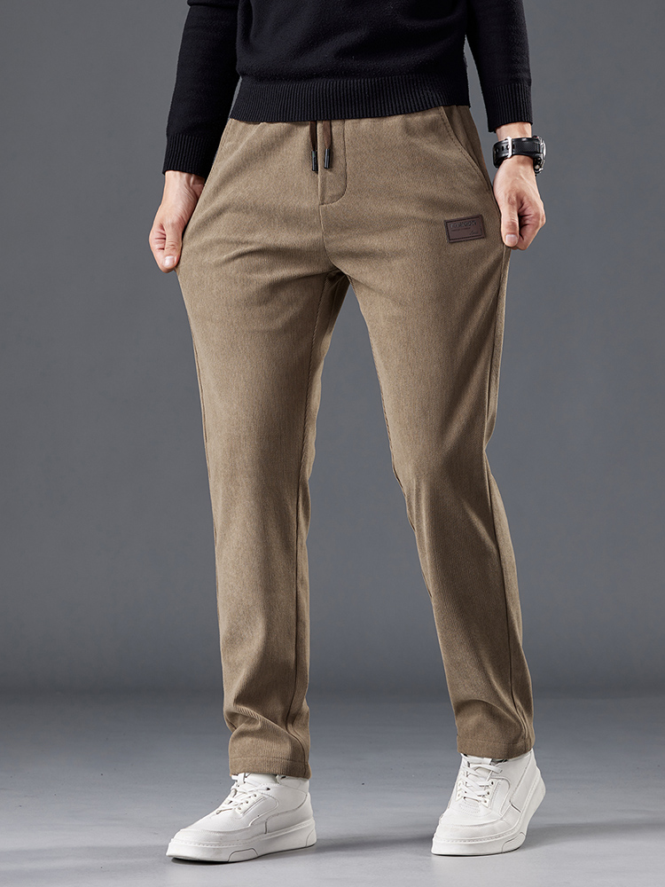 سروال قصير للرجال خريفي جديد ب - مراجعة Men'S Fashion Khaki Pants وسعره