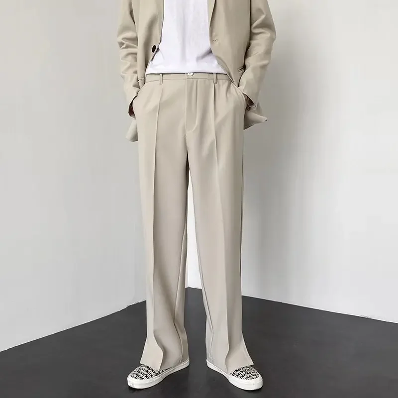 بنطلون رجالي كوري عصري بقصة مس - مراجعة Men'S Fashion Khaki Pants وسعره