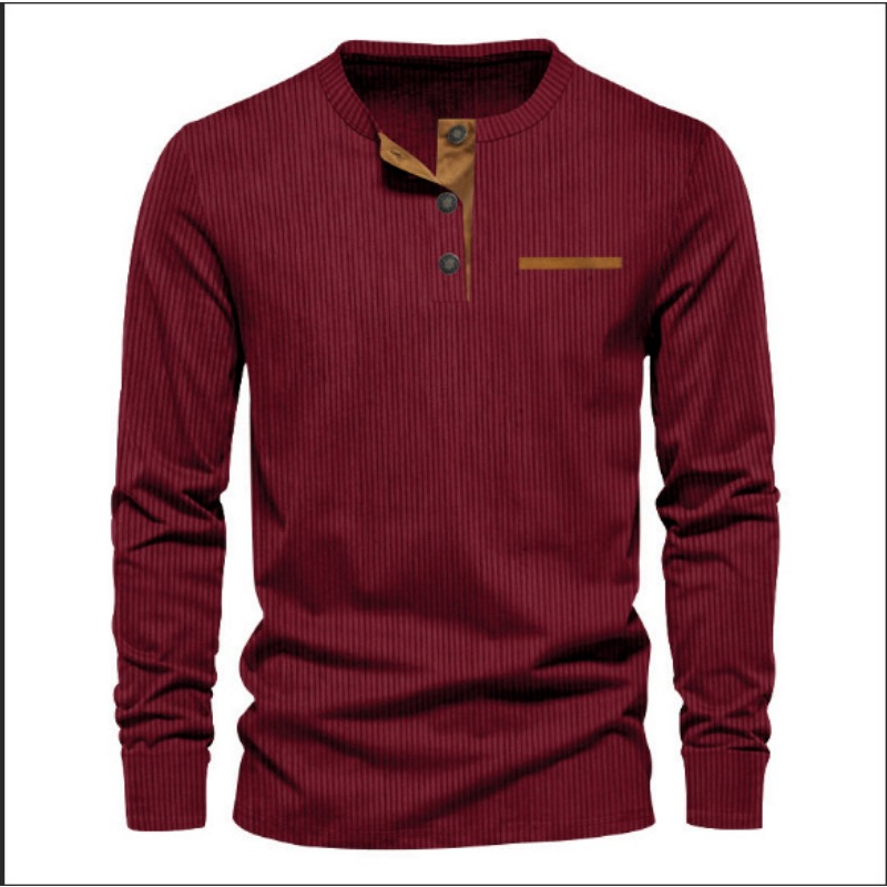 قميص رجالي بأكمام طويلة وياقة  - مراجعة Mens Fashion Ideas وسعره