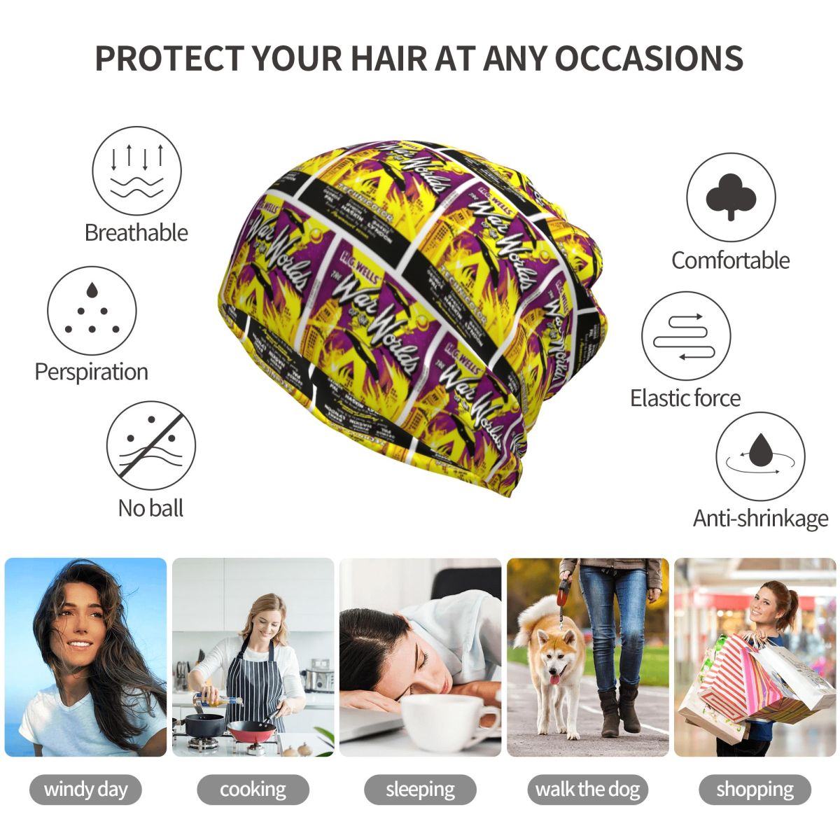 وشاح للرقبة من War Of The Worl - مراجعة Beanie Winter Hat وسعره